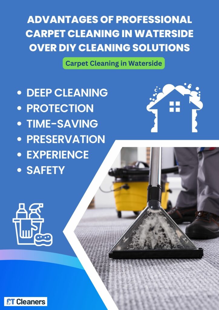 Advantages of Professional Carpet Cleaning in Waterside over DIY Cleaning Solutions