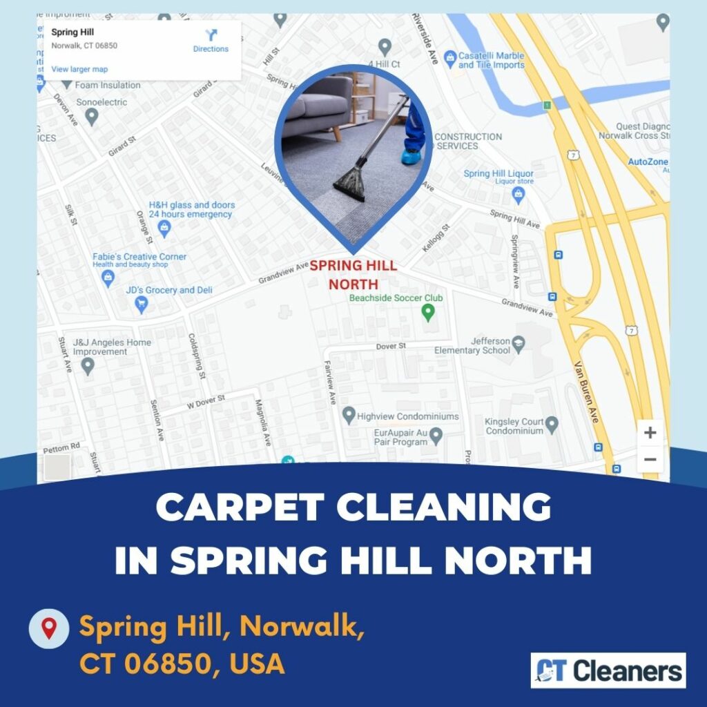 Carpet Cleaning In Spring Hill North Map
