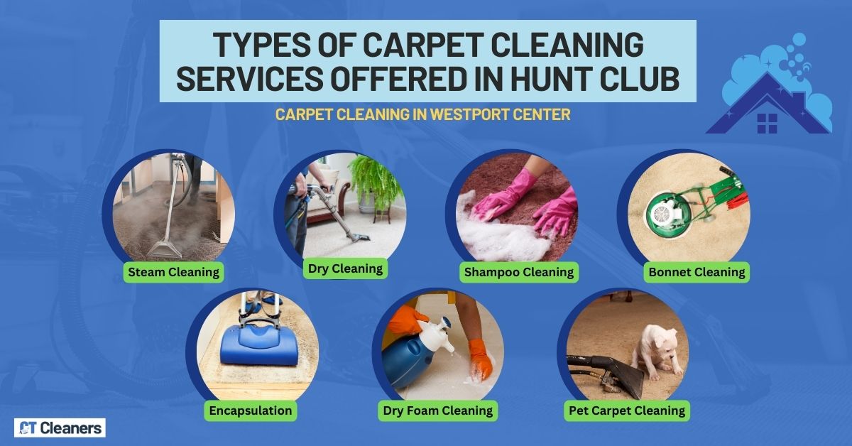 Types of Carpet Cleaning Services Offered in Hunt Club