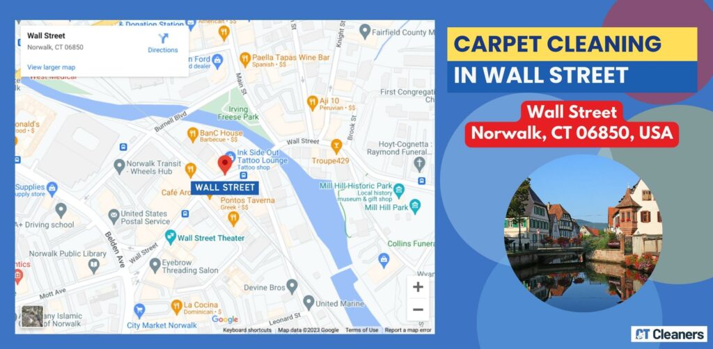 Carpet Cleaning in Wall Street Map