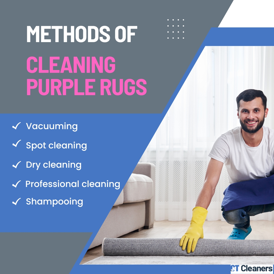 Methods of Cleaning Purple Rugs