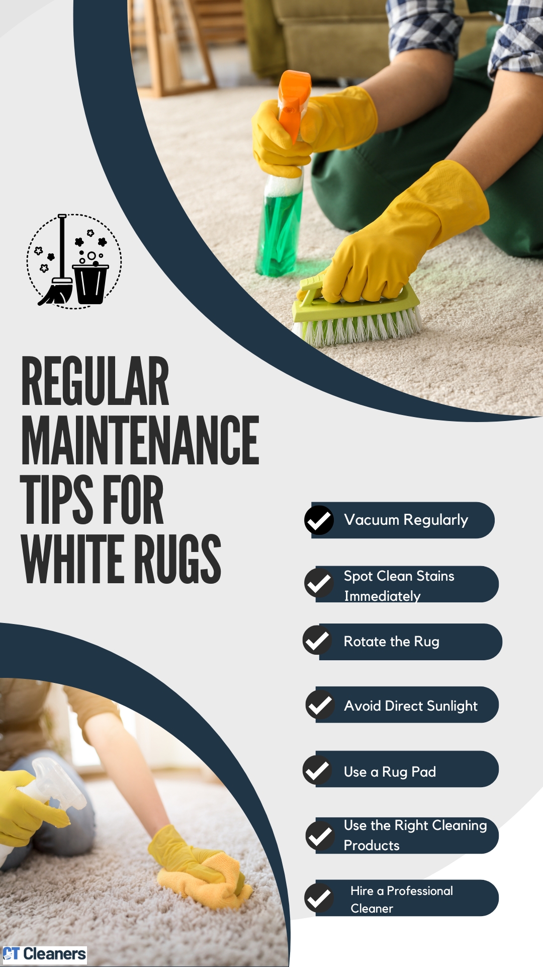 Regular Maintenance Tips for White Rugs