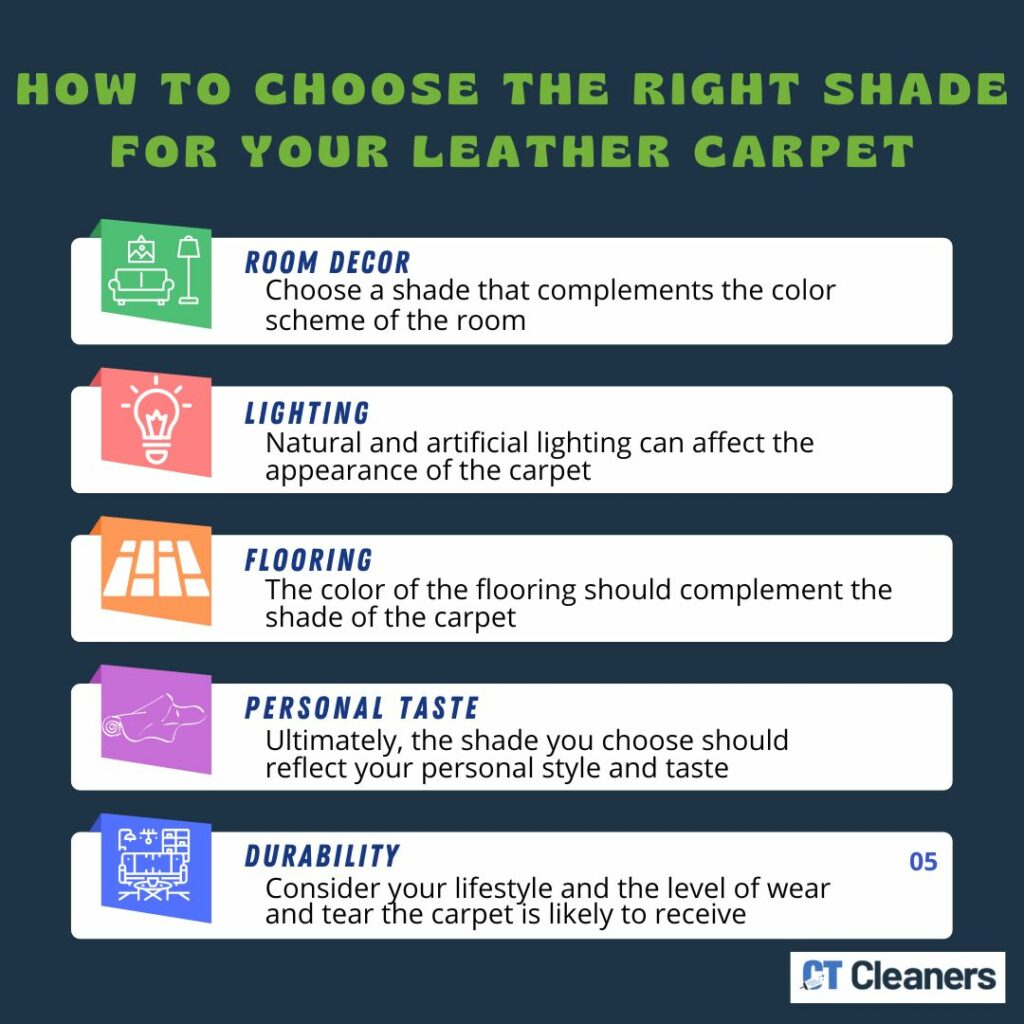 How to Choose the Right Shade for Your Leather Carpet