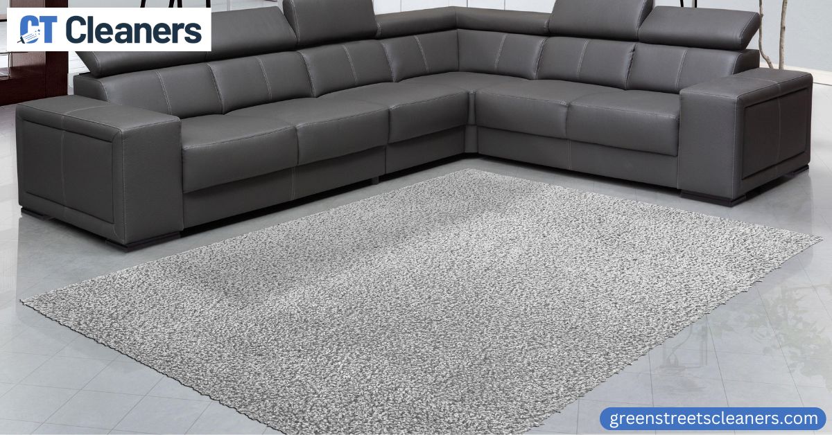 gray rugs color correction