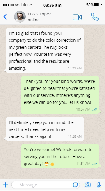 Green Carpets Color Correction - Lucas Lopez