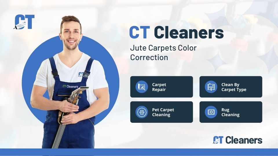 Jute Carpets Color Correction