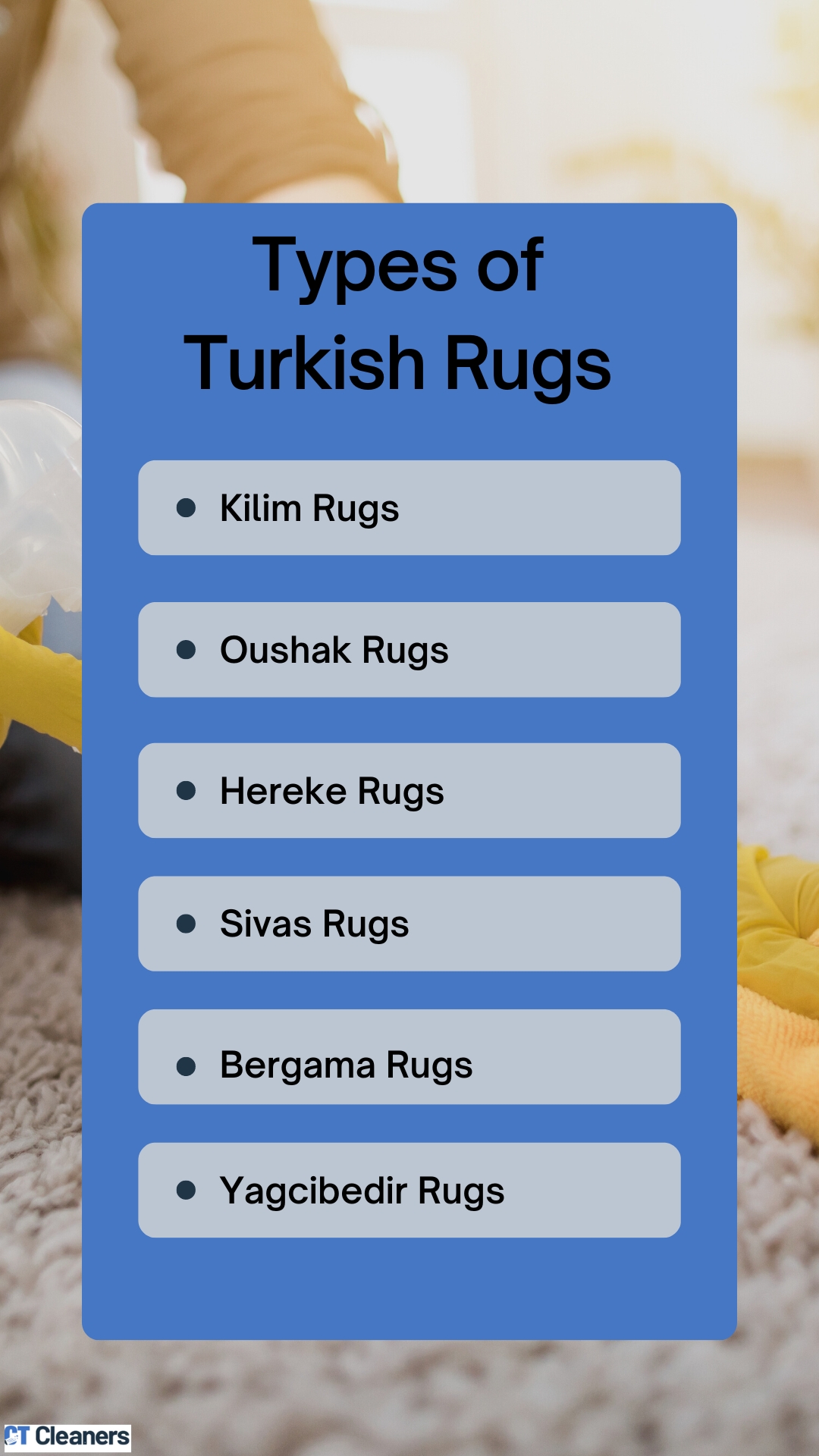 Types of Turkish Rugs