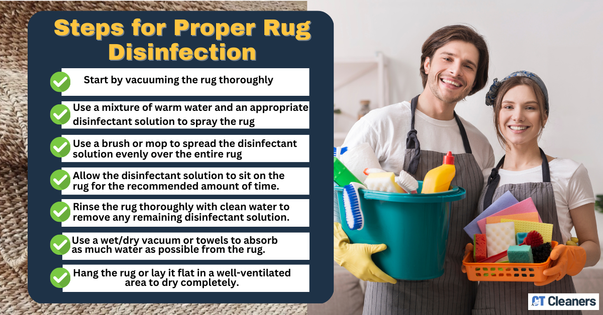 Steps for Proper Rug Disinfection