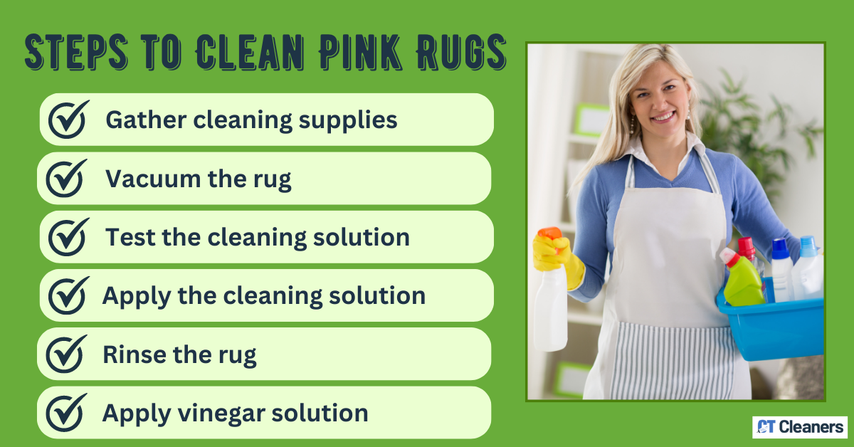 Steps to Clean Pink Rugs