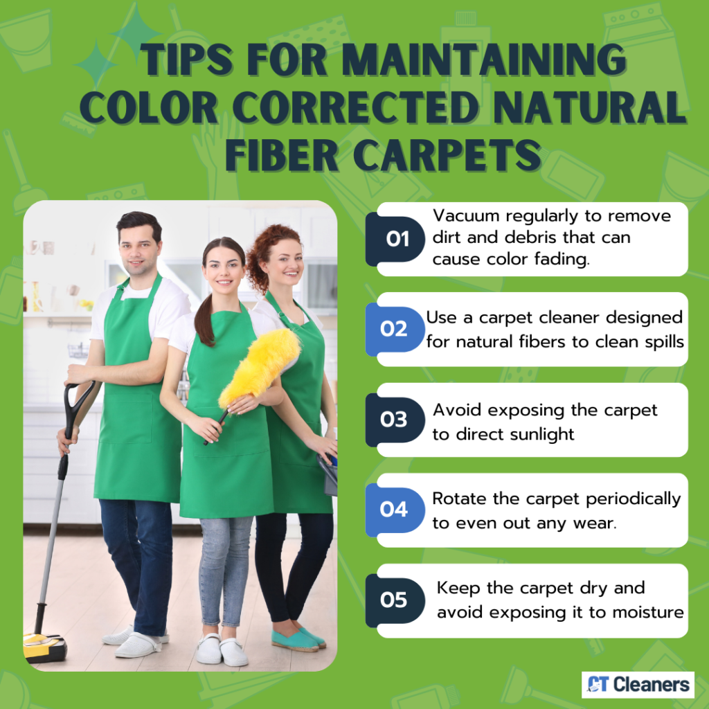 Tips for Maintaining Color Corrected Natural Fiber Carpets