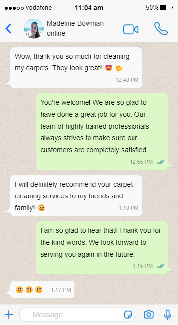 Carpet Cleaning - Madeline Bowman