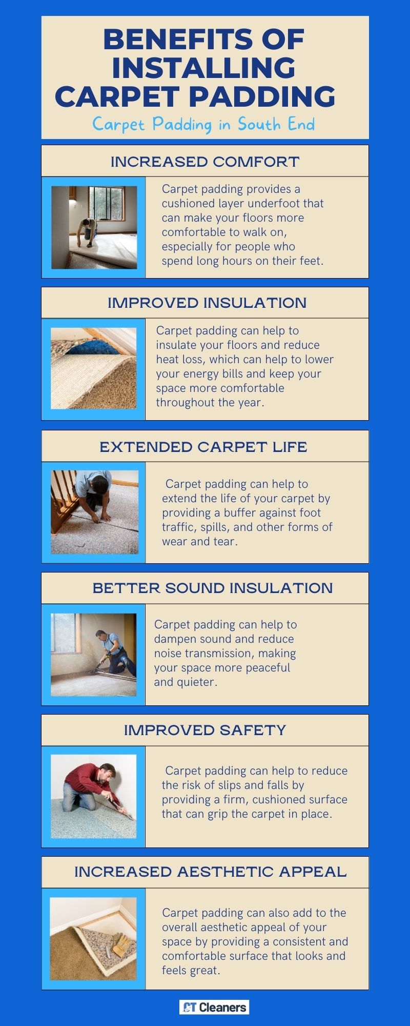 Benefits of Installing Carpet Padding