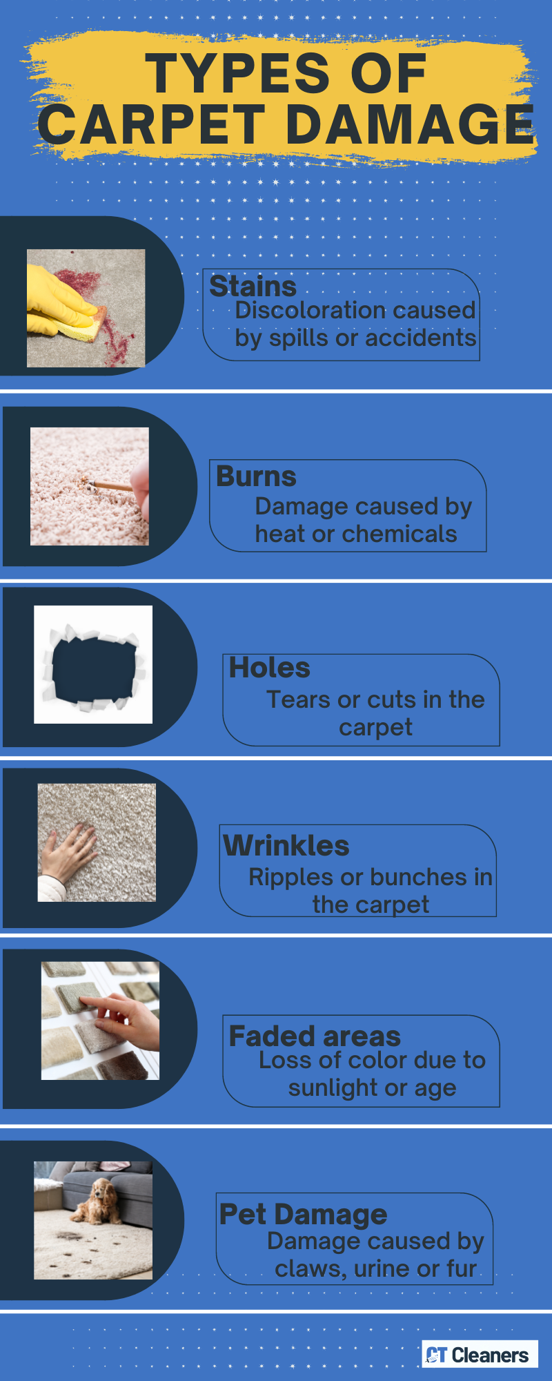 Types of Carpet Damage