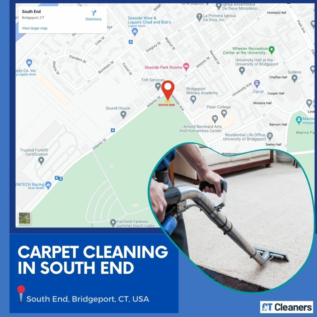 Carpet Cleaning In South End Map