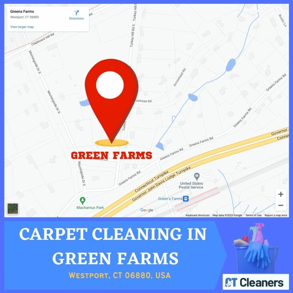 Carpet Cleaning in Green Farms Map