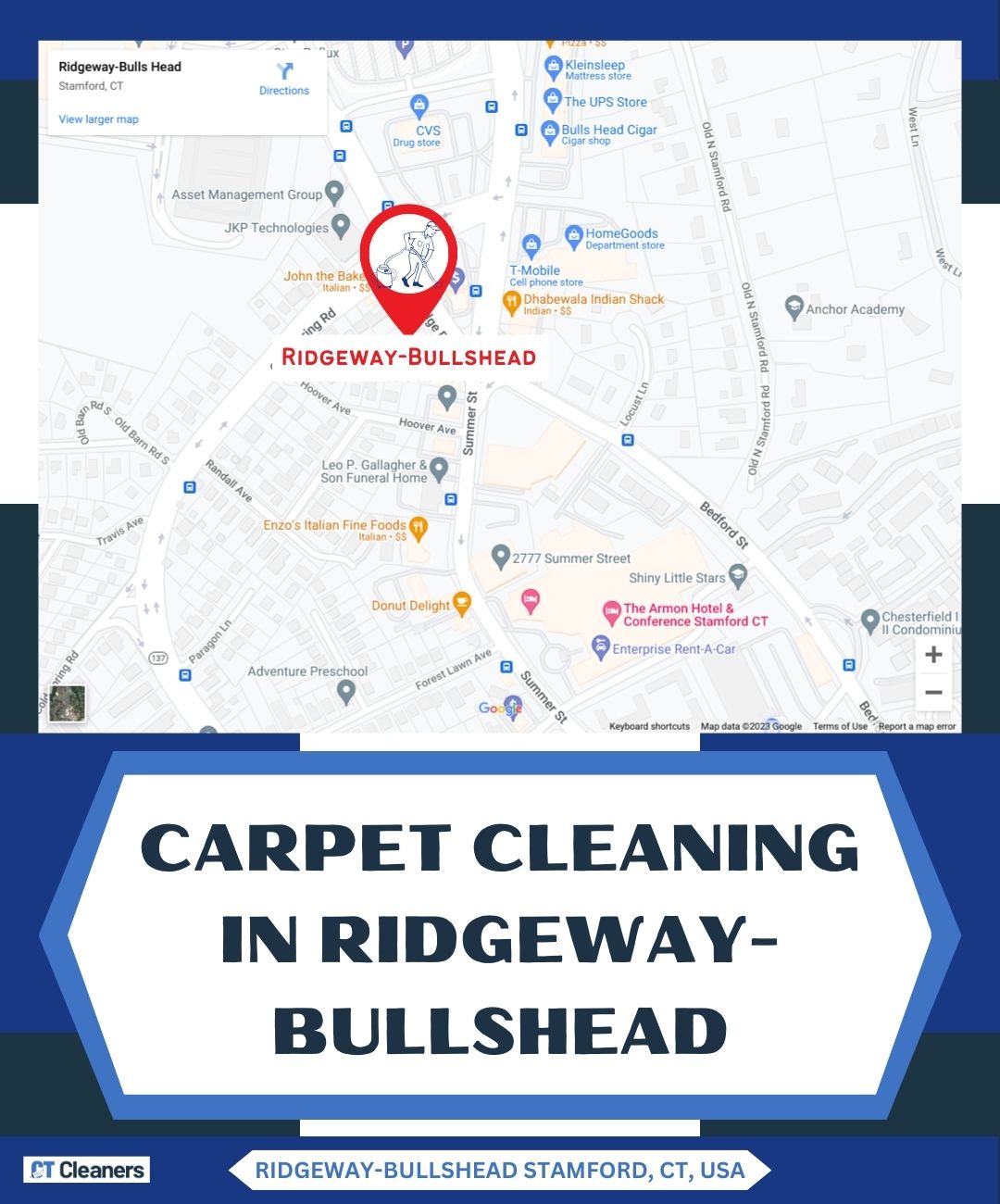 Carpet Cleaning in Ridgeway-Bullshead Map