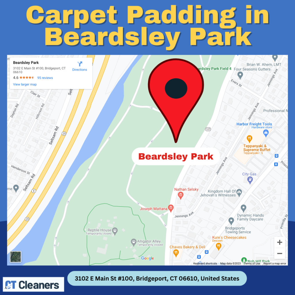 Carpet Padding in Beardsley Park Map