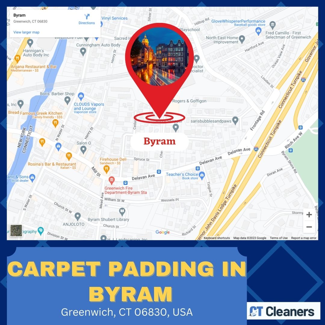 Carpet Padding in Byram Map