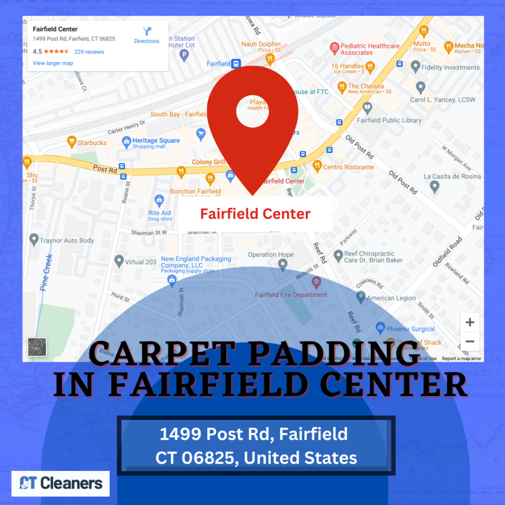 Carpet Padding in Fairfield center