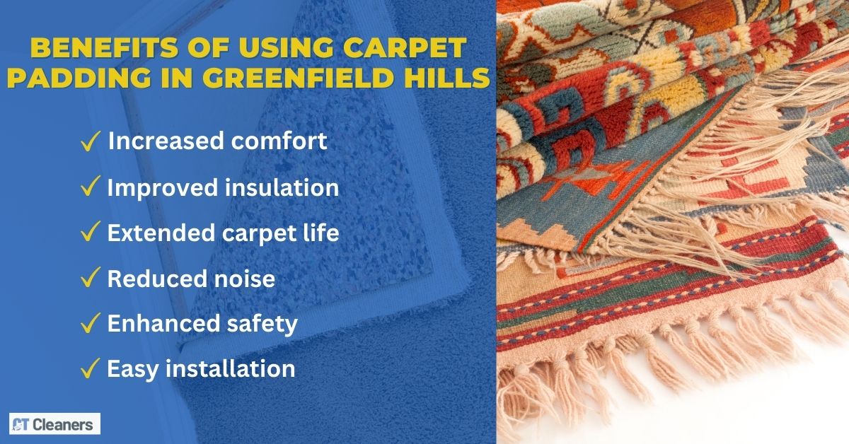 Carpet Padding in Greenfield Hills