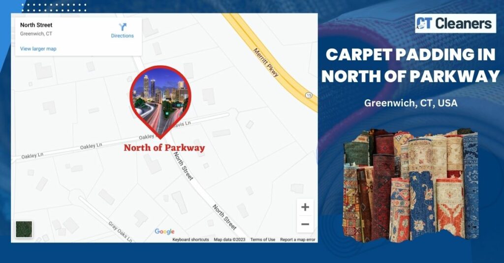 Carpet Padding in North of Parkway Map