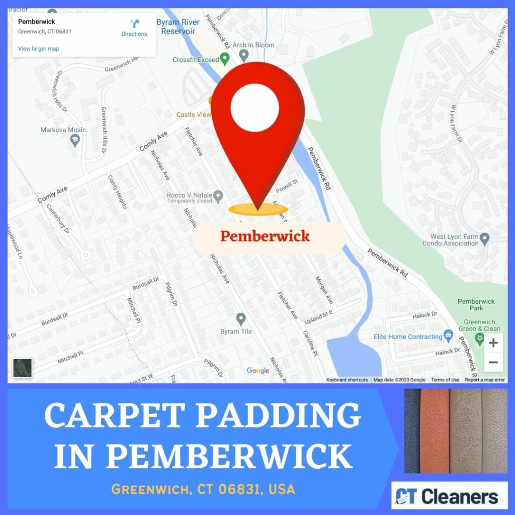 Carpet Padding in Pemberwick Map