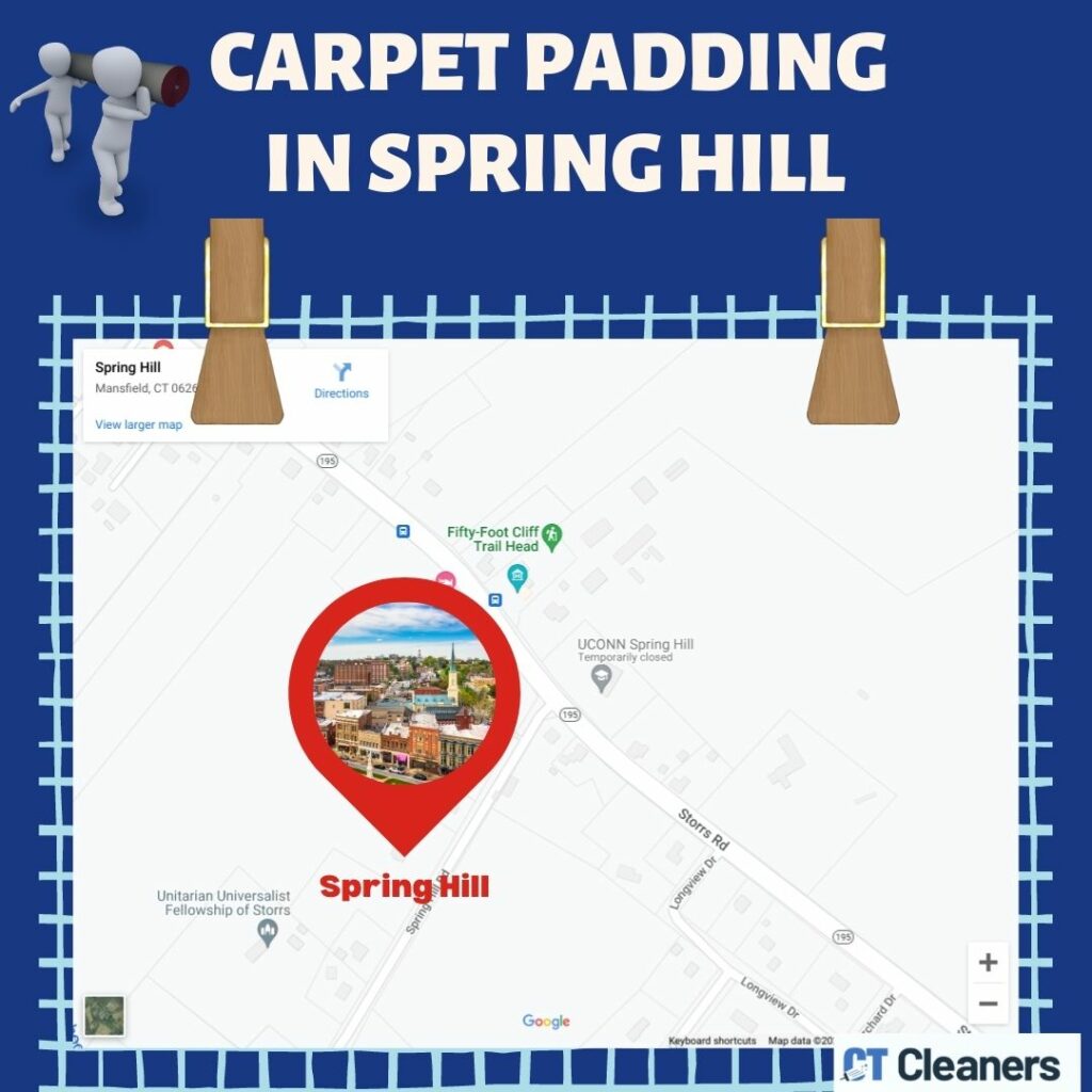 Carpet Padding in Spring Hill Map
