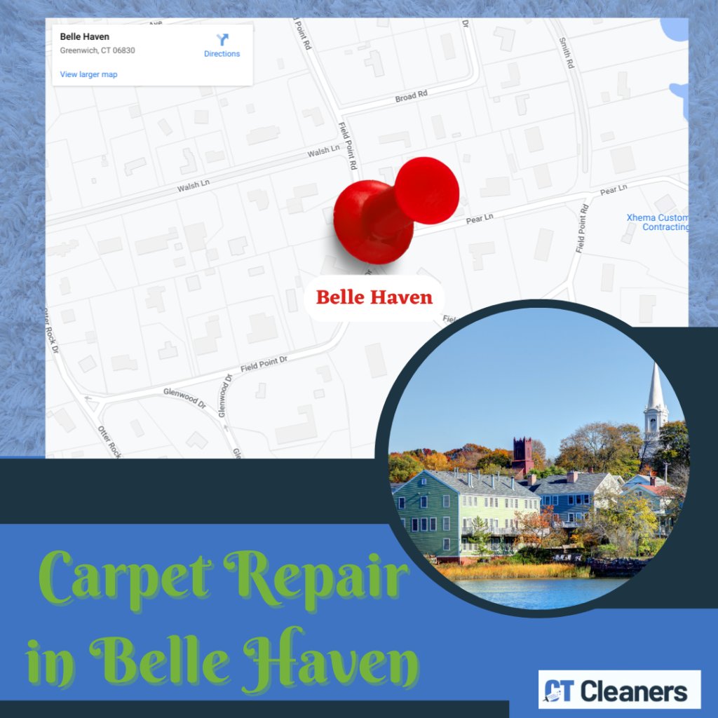 Carpet Repair in Belle Haven Map