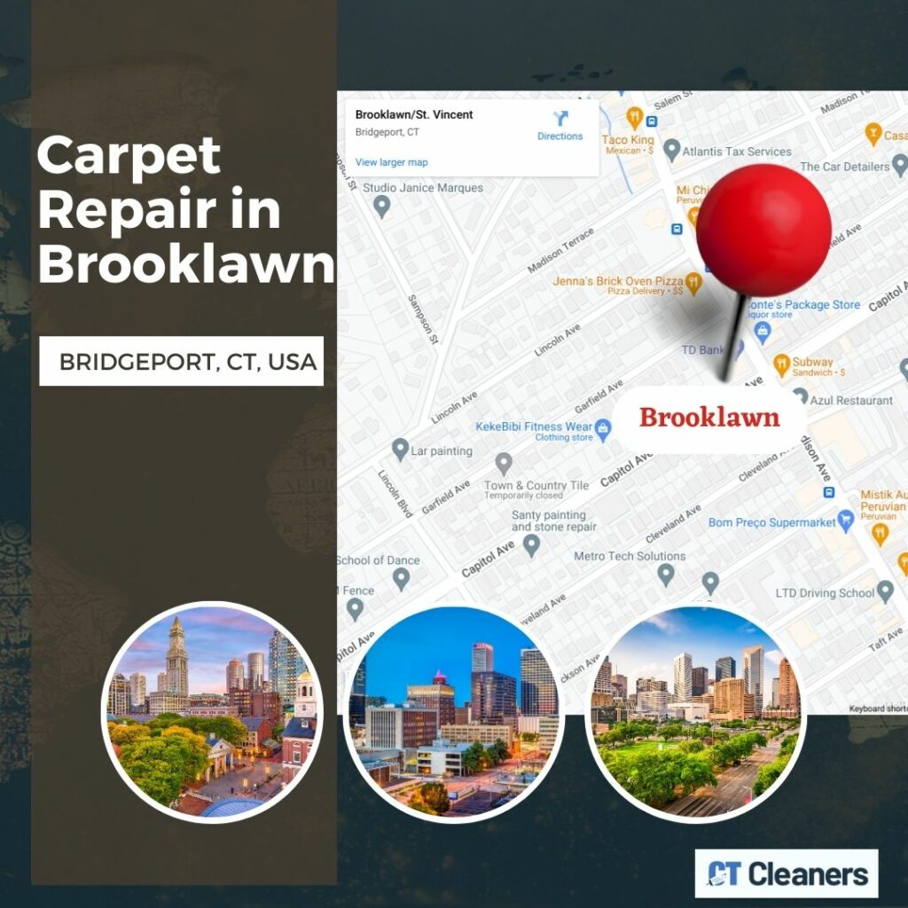 Carpet Repair in Brooklawn Map