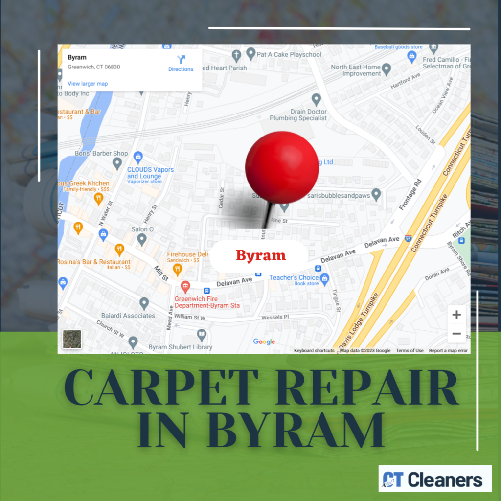Carpet Repair in Byram Map