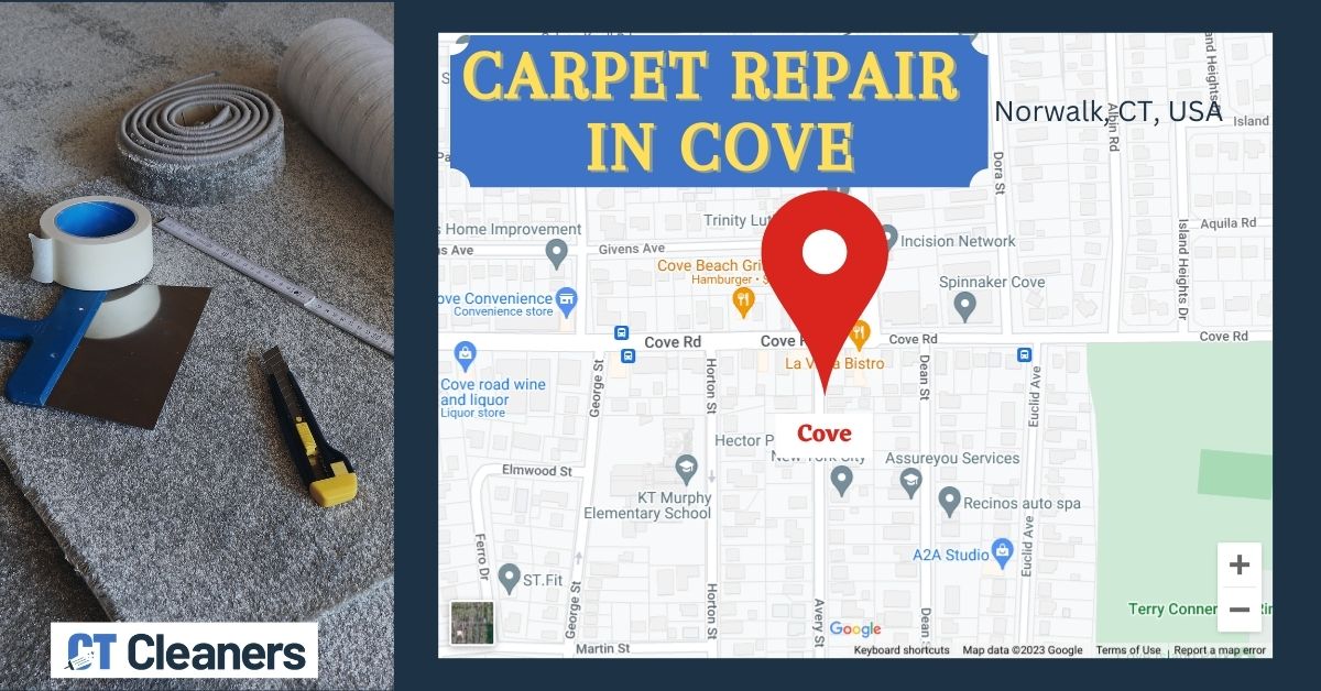 Carpet Repair in Cove Map