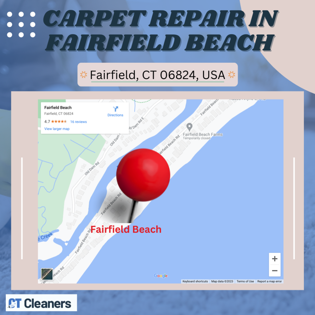 Carpet Repair in Fairfield Beach Map