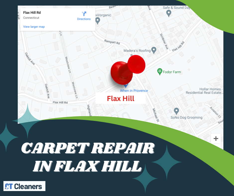 Carpet Repair in Flax Hill Map