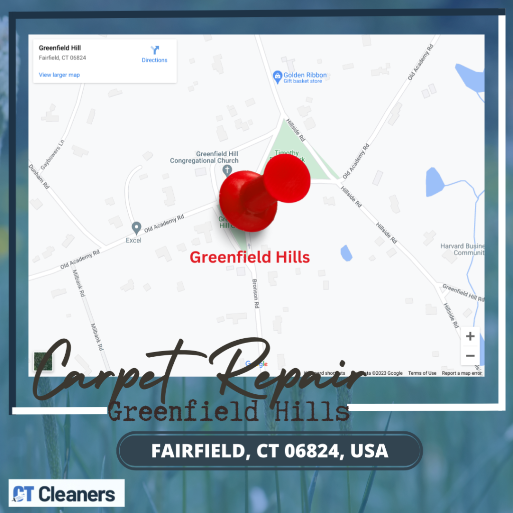 Carpet Repair in Greenfield Hills Map