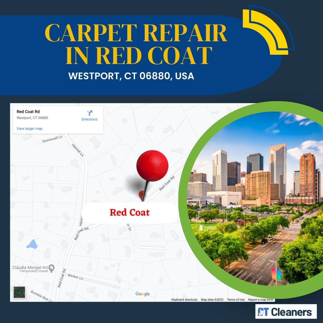 Carpet Repair in Red Coat Map