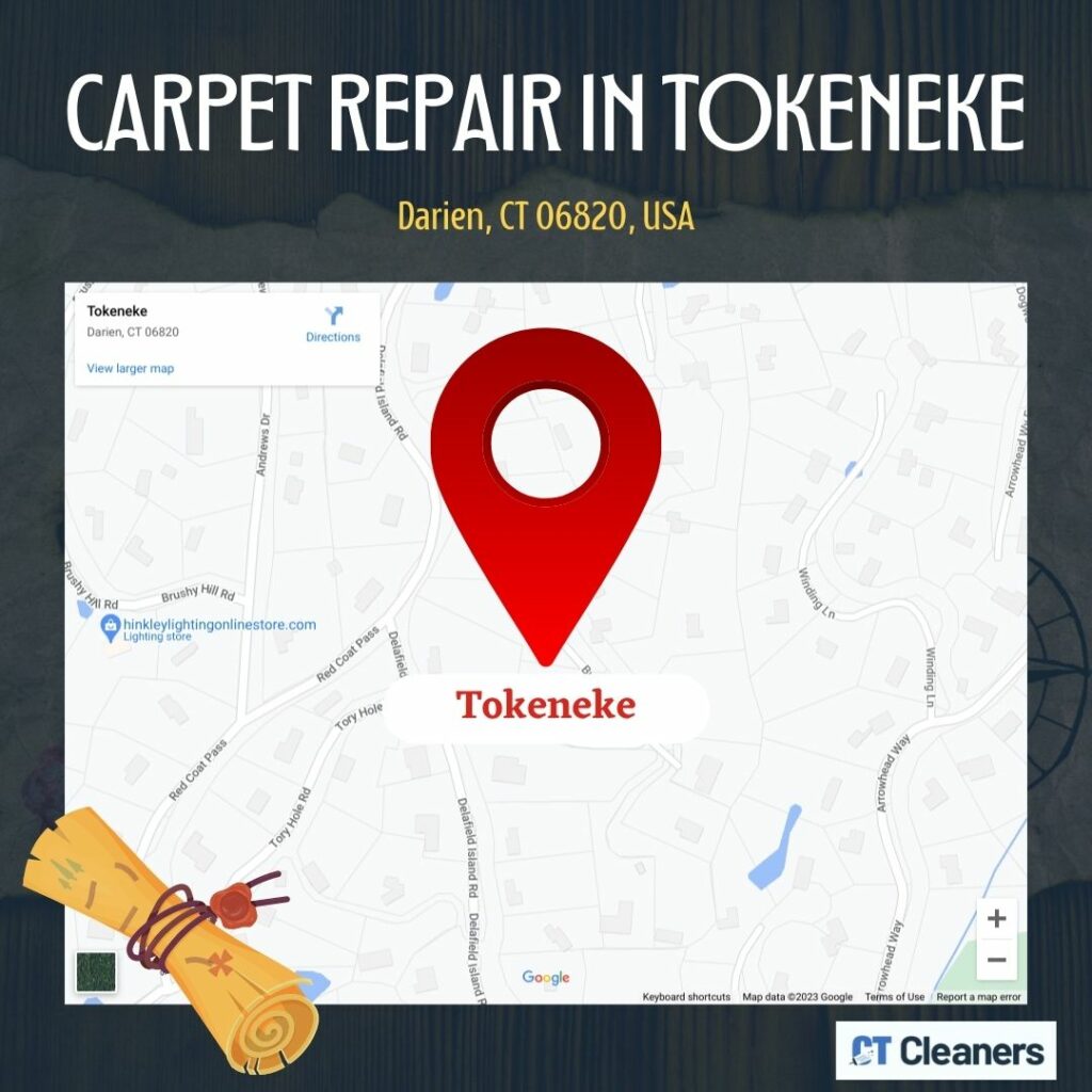 Carpet Repair in Tokeneke Map