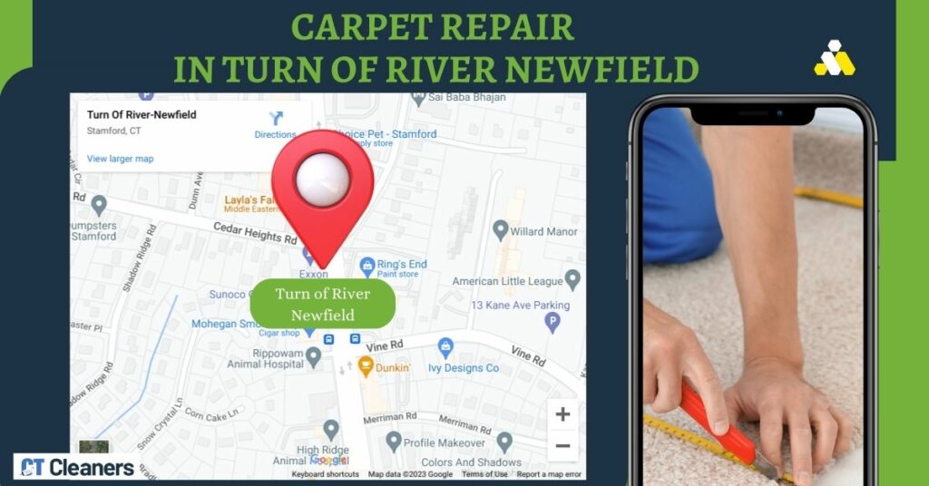 Carpet Repair in Turn of River Newfield Map