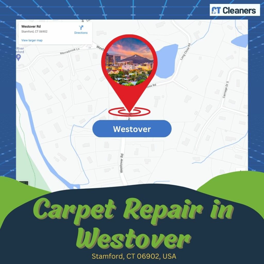 Carpet Repair in Westover Map