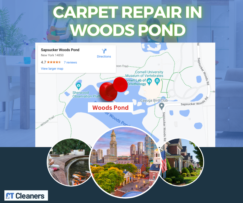 Carpet Repair in Woods Pond Map