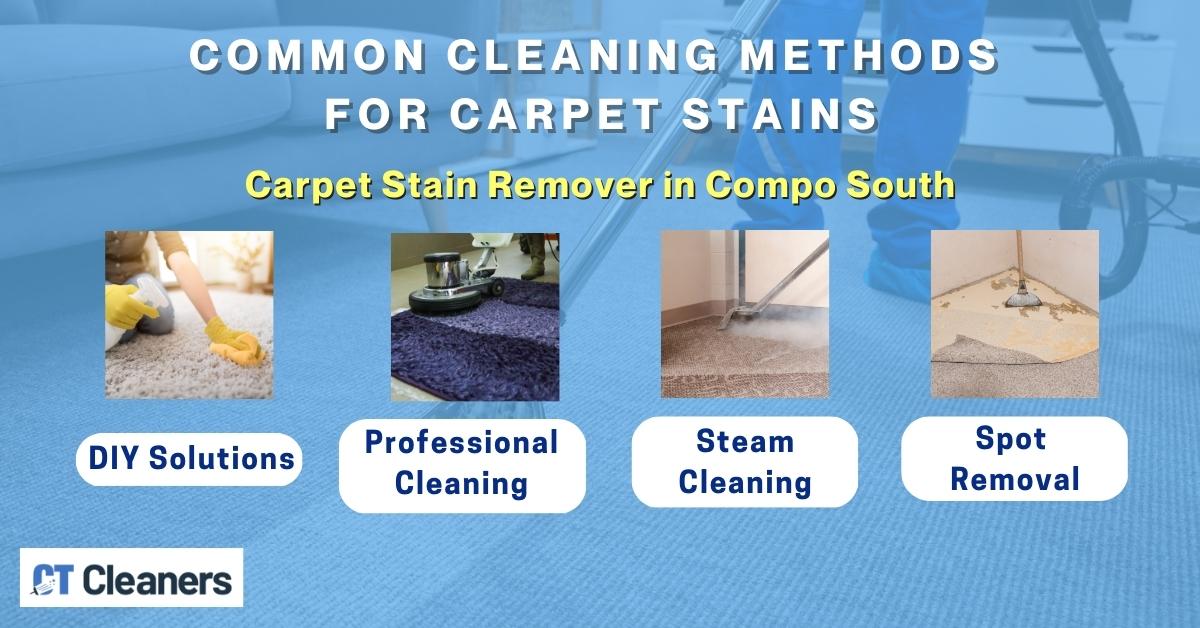 Common Cleaning Methods for Carpet Stains in Compo South