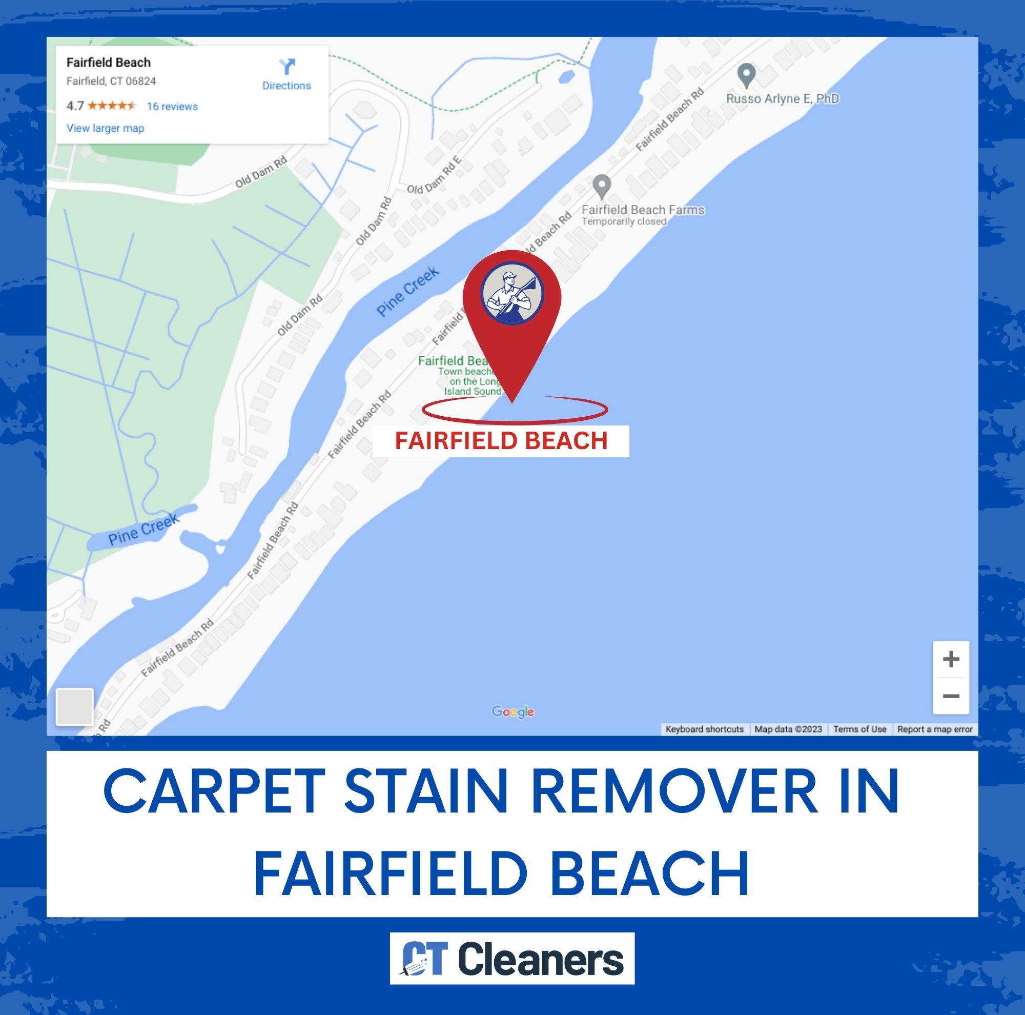 Carpet Stain Remover in Fairfield Beach Map