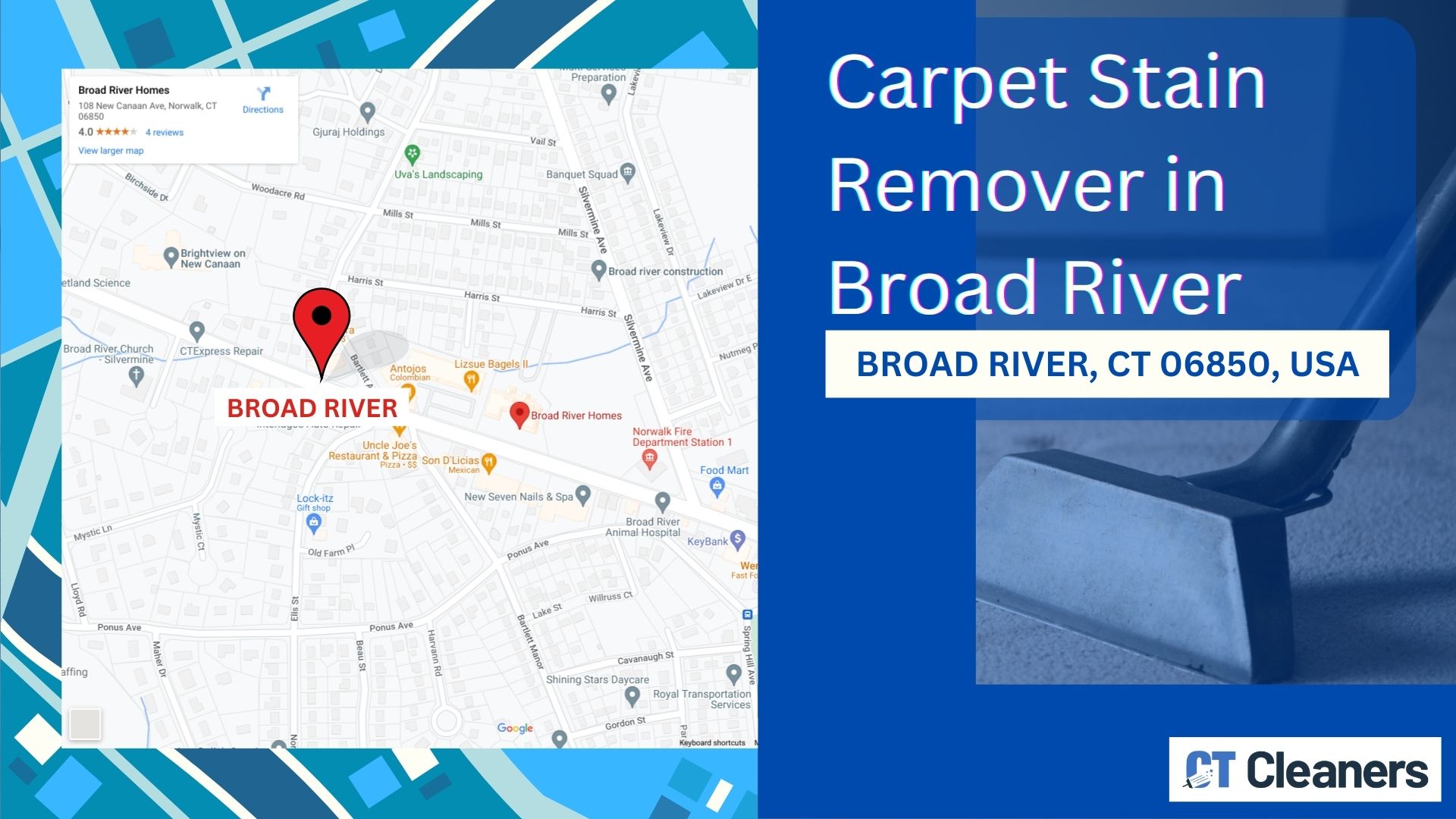 Carpet Stain Remover in Harborview Map
