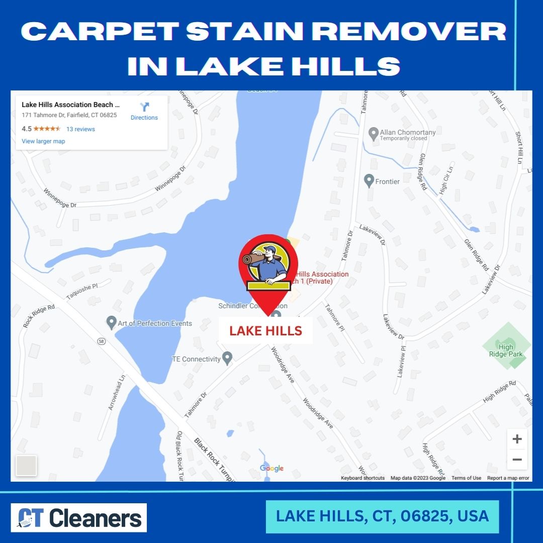 Carpet Stain Remover in Lake Hills Map