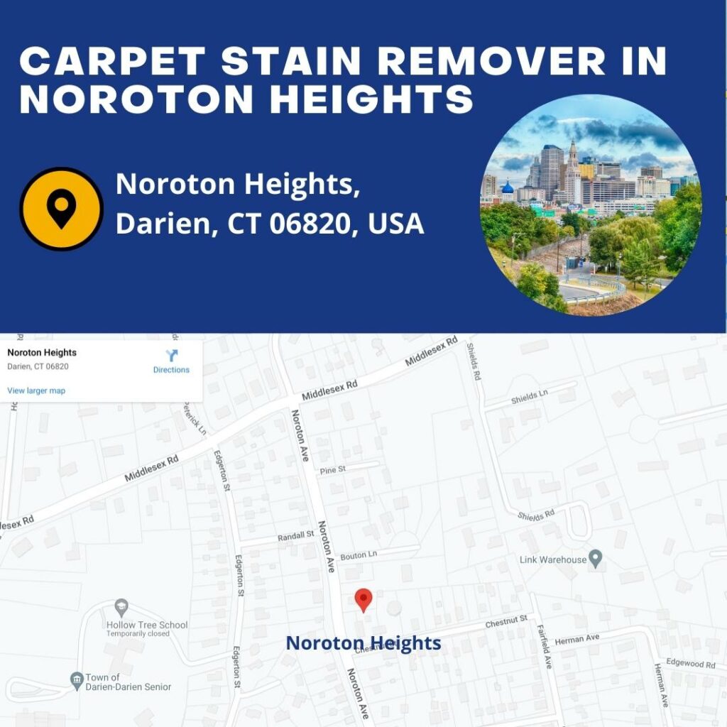 Carpet Stain Remover in Noroton Heights Map