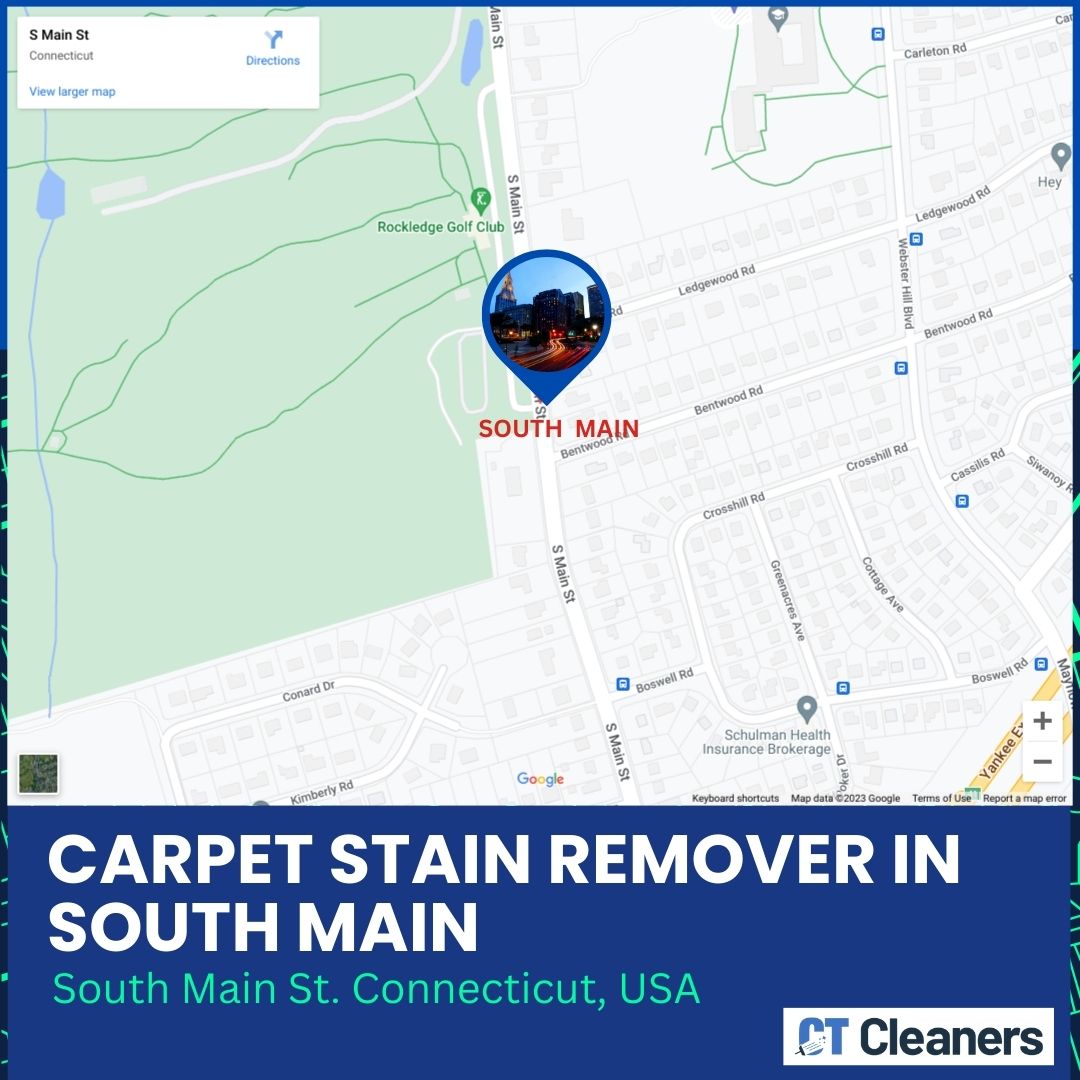 Carpet Stain Remover in South Main Map