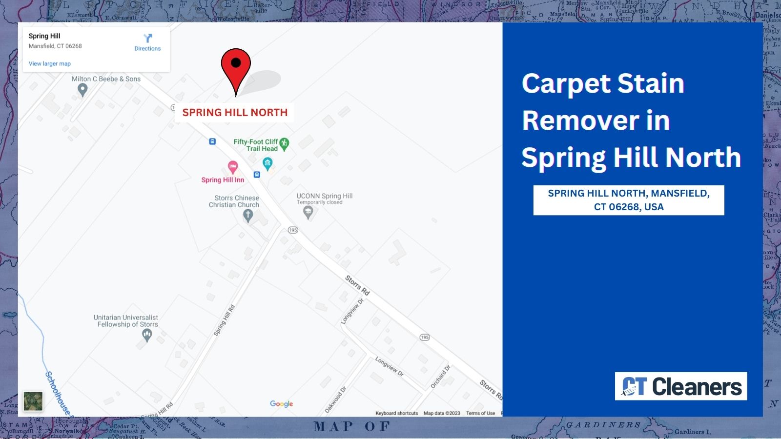 Carpet Stain Remover in Spring Hill North Map