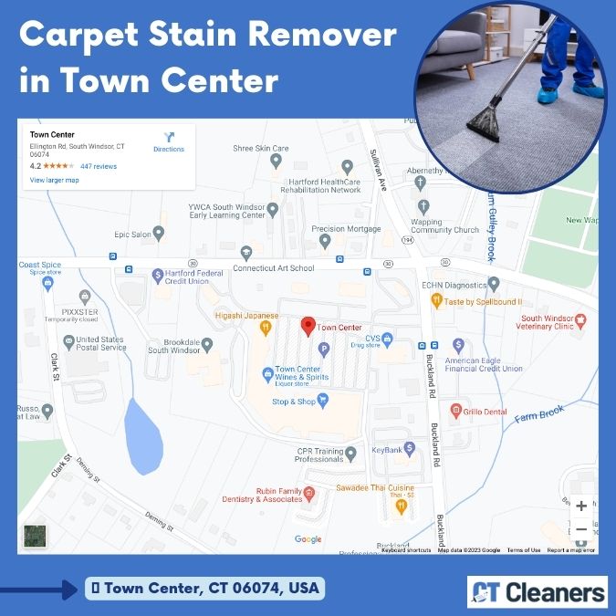 Carpet Stain Remover in Town Center Map