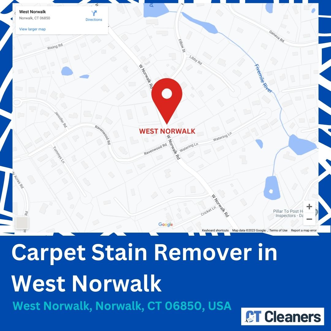 Carpet Stain Remover in West Norwalk Map