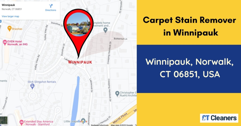 Carpet Stain Remover in Winnipauk Map