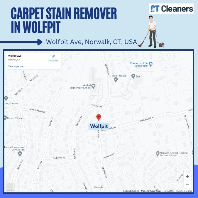 Carpet Stain Remover in Wolfpit Maps